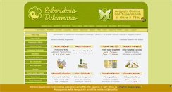 Desktop Screenshot of erboristeriadulcamara.com
